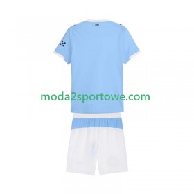 Koszulka Manchester City Dziecięcy Domowe Stroje Piłkarskie 2025/26 Krótki Rękaw